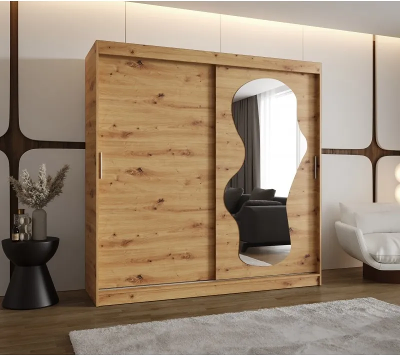 Šatní skříň s posuvnými dveřmi Ultra 200 cm