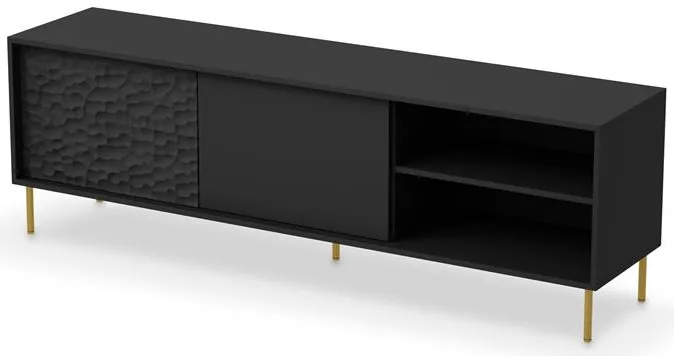 TV stolík-1 Bullet do obývačky čierny