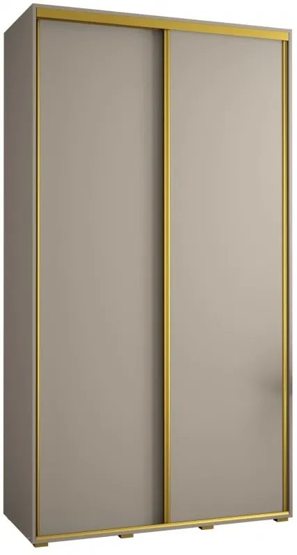 Šatní skříň s posuvnými dveřmi Dakota 1 šířka 130 cm hloubka 60 cm