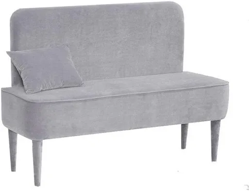 Ławka tapicerowana z oparciem 120 Pastel