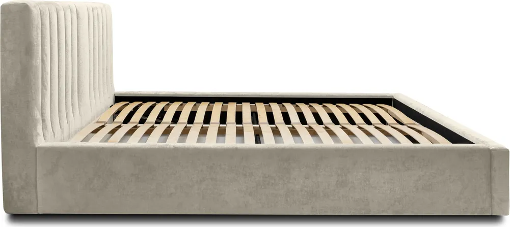 Łóżko tapicerowane Vegas 6 160 z pojemnikiem na pościel