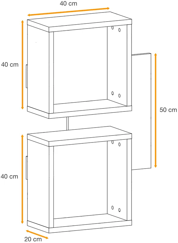 Panel Easy s poličkami