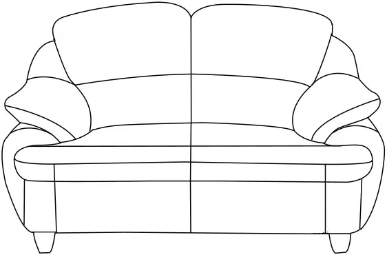 2-osobowa sofa Tokio bez funkcji spania