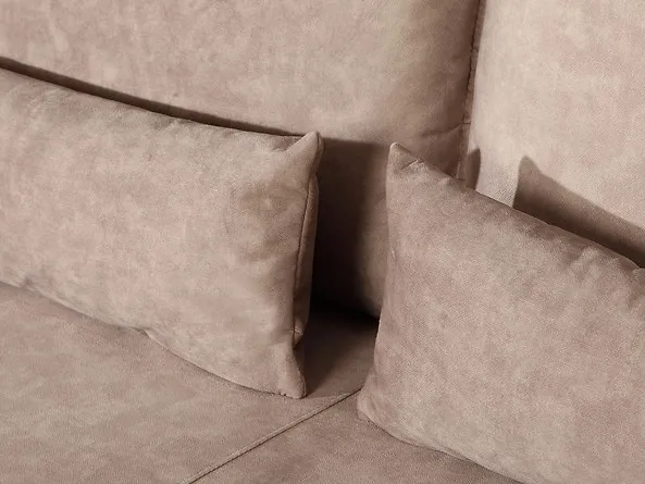Sofa Benos z funkcją spania typu DL oraz pojemnikiem na pościel