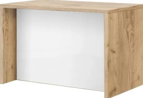 Wyspa kuchenna KAM o szerokości 90 cm dąb złoty/biały mat