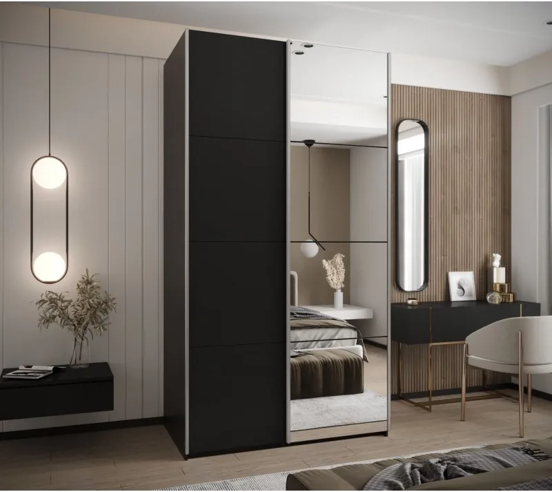 Skriňa s posuvnými dverami so zrkadlom Lux 3 140