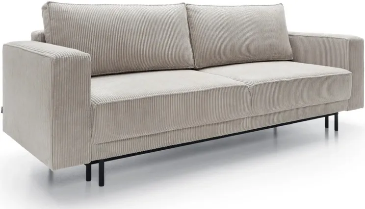 Sofa 3-osobowa Modo z funkcją spania typu DL oraz pojemnikiem na pościel