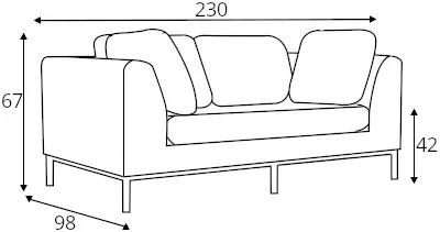 Sofa 3-osobowa z funkcją spania Ambient