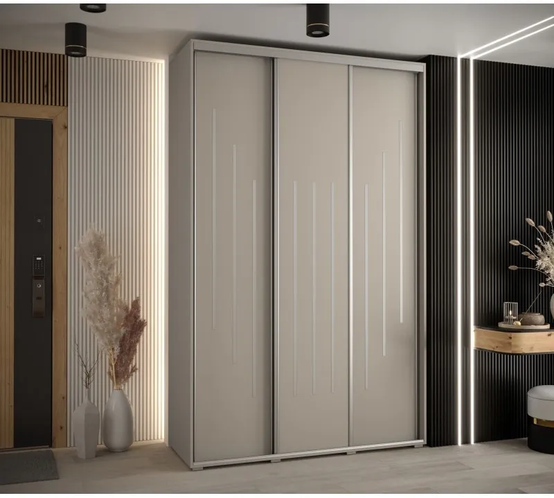 Vysoká posuvná skříň Dakota 8 150, hloubka 60 cm, výška 235,2 cm