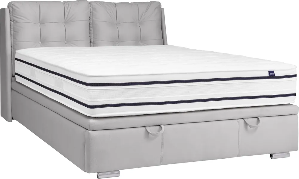 Kontinentální postel Novio 200x200 s úložným prostorem