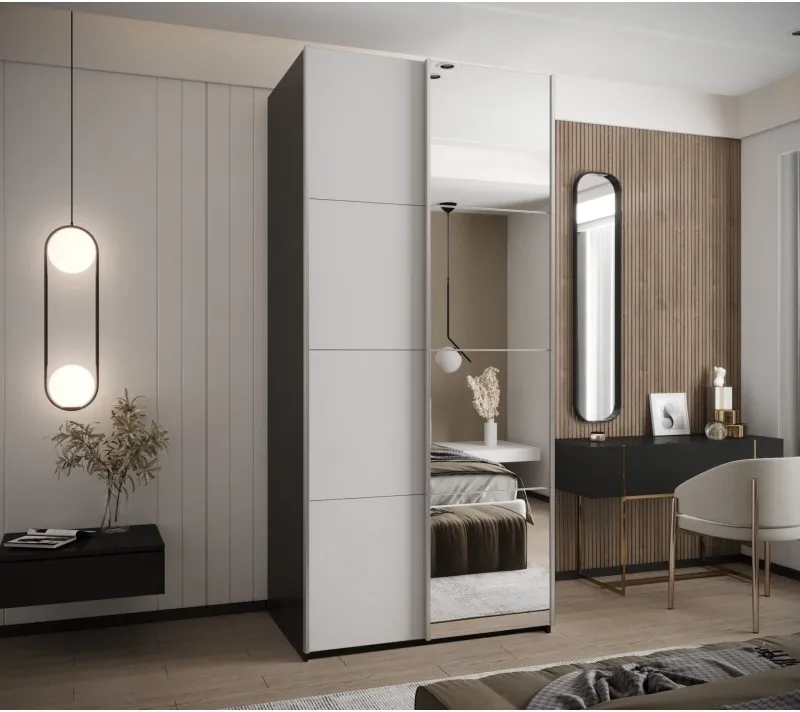 Skriňa s posuvnými dverami so zrkadlom Lux 3 110