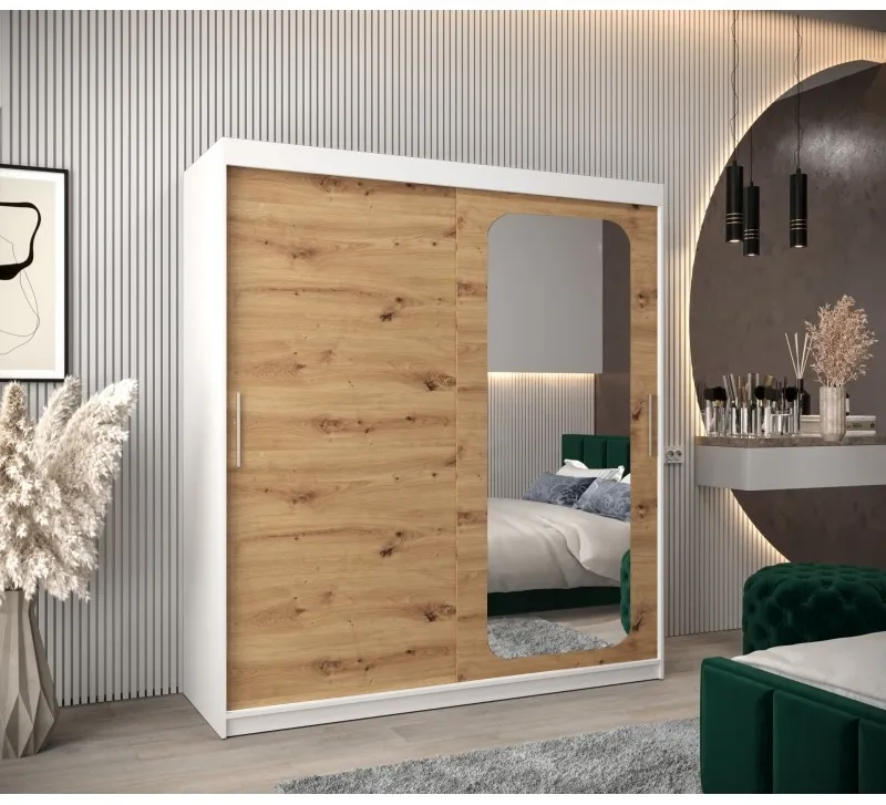 Posuvná skříň se zrcadlem Promo T2 180