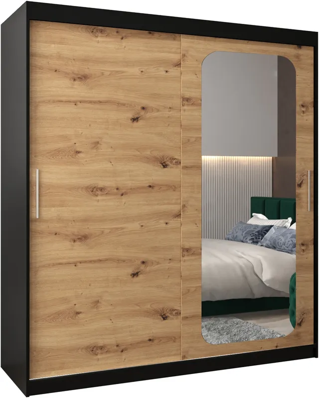 Posuvná skříň se zrcadlem Promo T2 180