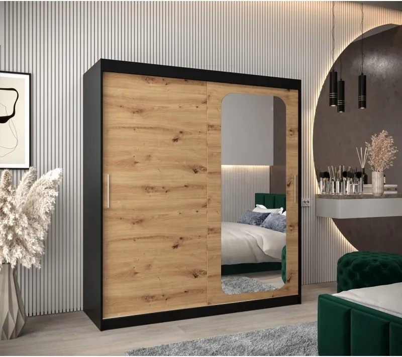 Posuvná skříň se zrcadlem Promo T2 180