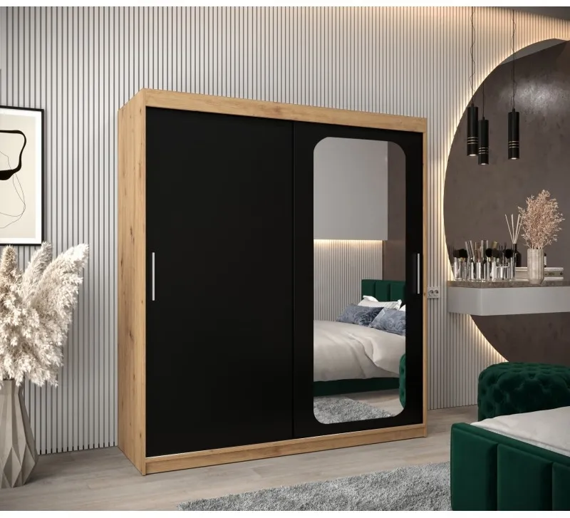 Posuvná skříň se zrcadlem Promo T2 180