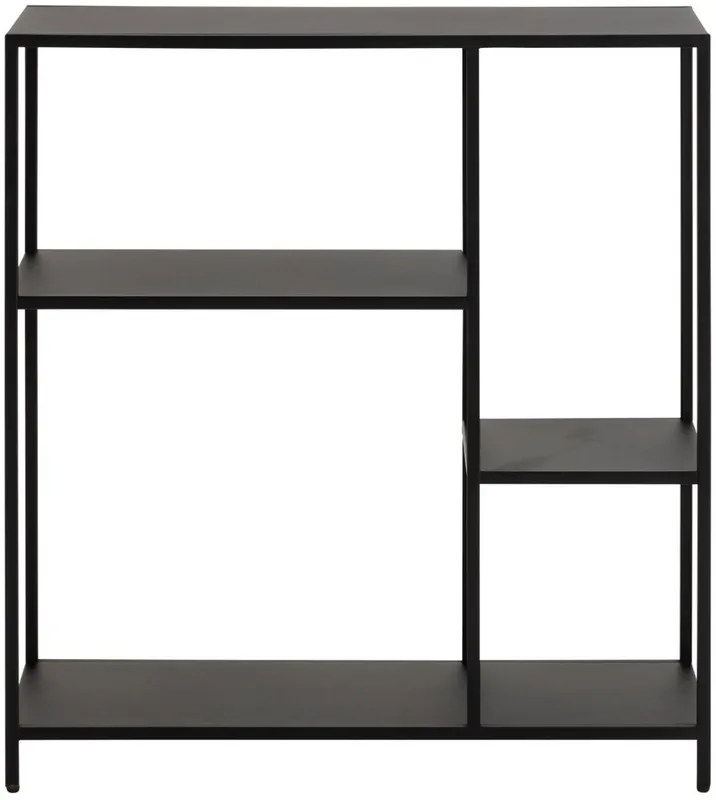 Kovový regál s policami do obývačky Newcastle