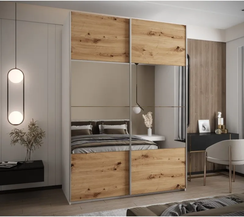 Szafa przesuwna z lustrem Lux 4 170