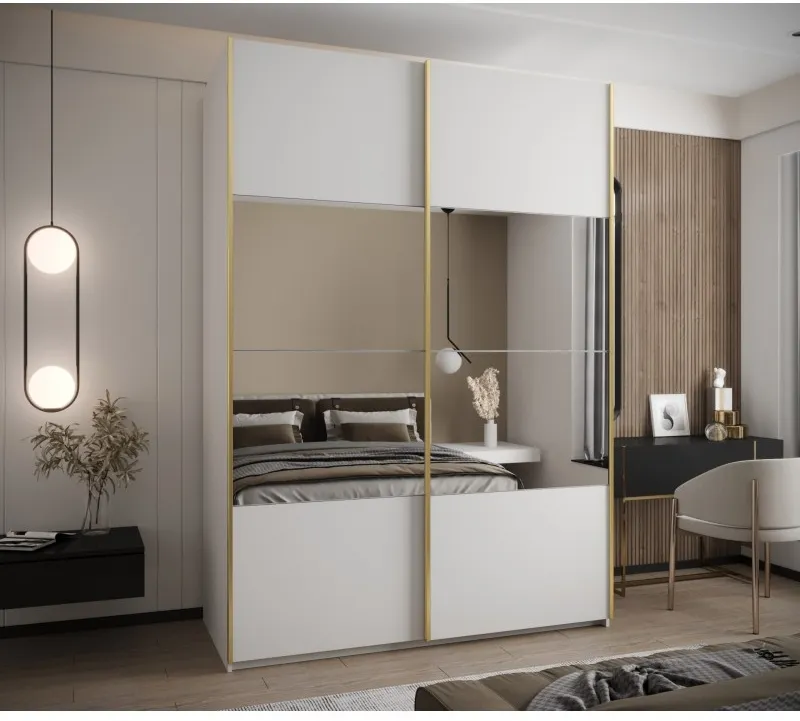 Posuvná skříň se zrcadlem Lux 4 170