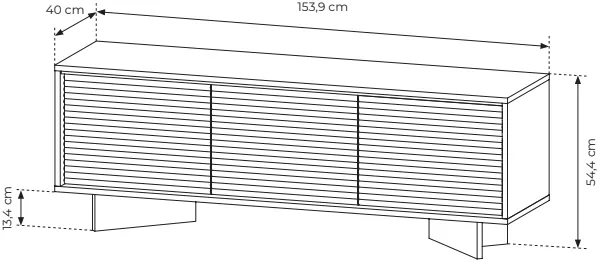 TV stolek Semi