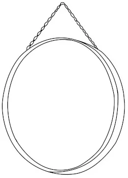 Zrcadlo Nicole 60 cm