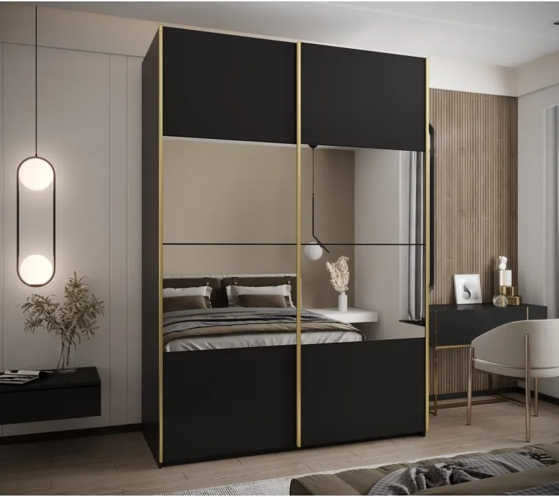 Posuvná skříň se zrcadlem Lux 4 170