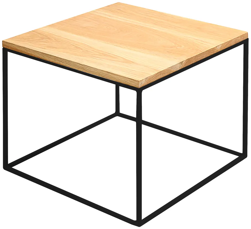 Konferenční stolek na kovových rámech do obývacího pokoje Tensio Solid Wood 50