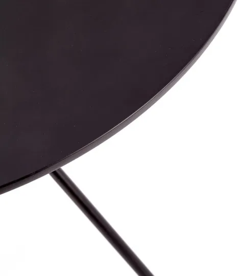 Kulatý stůl Fondi černý