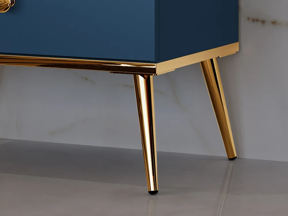 Elegantní noční stolek na nožičkách do ložnice Marine