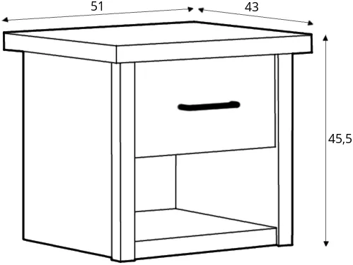 Szafka Nocna Luca Juzi