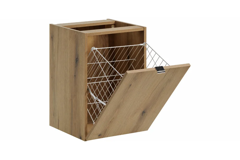 Skříňka s košem na prádlo Nova Oak