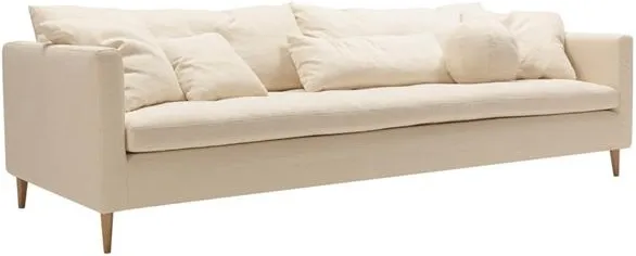 Sofa 4-osobowa Lill z poszyciem luźnym z rzepem