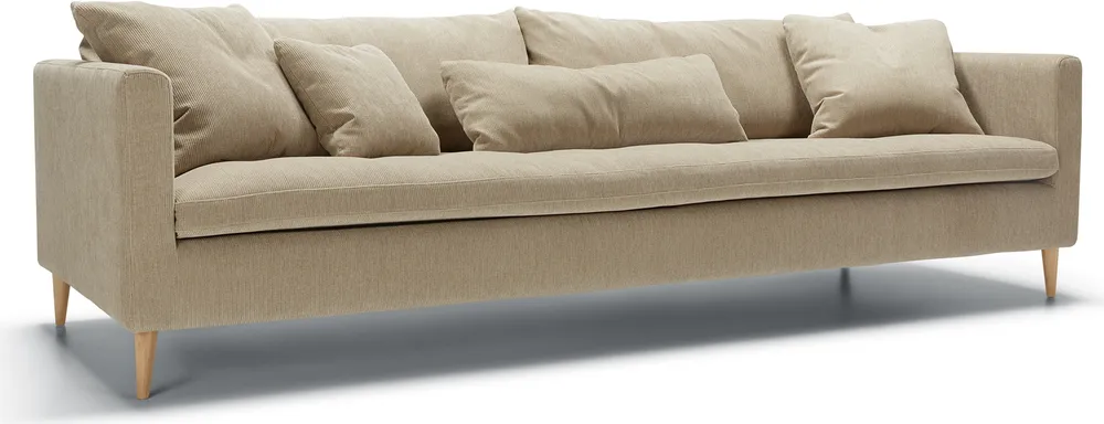 Sofa 4-osobowa Lill z poszyciem luźnym z rzepem