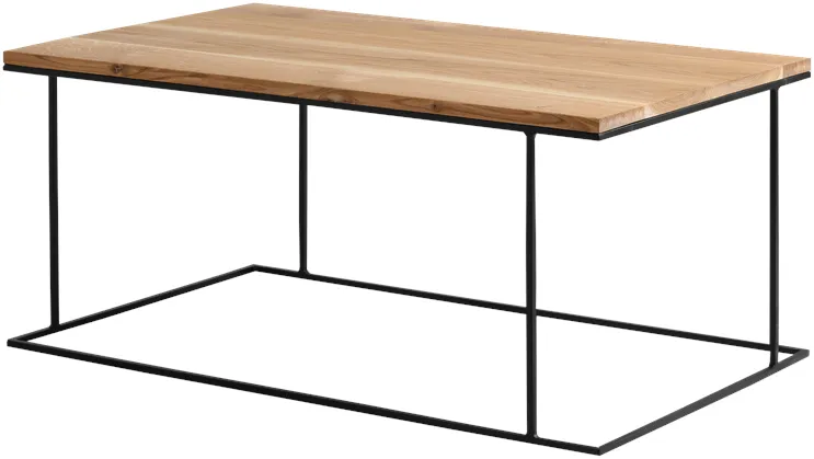 Konferenční stolek na kovových rámech 100x60 Walt Solid Wood