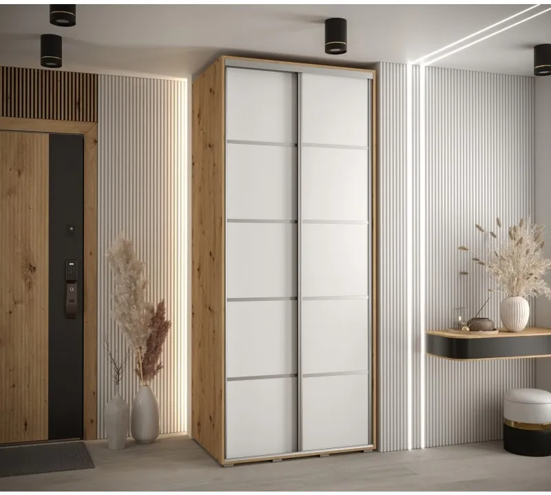 Posuvná skriňa Davos 4 100 cm 60 cm hĺbky