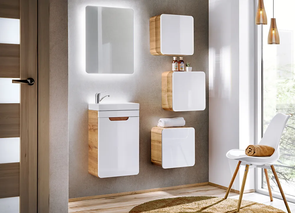 Skříňka pod umyvadlo Aruba White