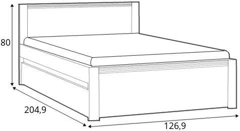 Łóżko 120 Novi
