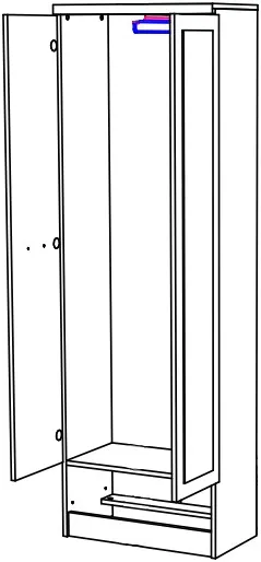 Zrcadlová skříň Top Mix