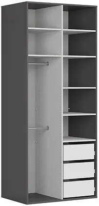 Dvojdverová skriňa do spálne Flex 100