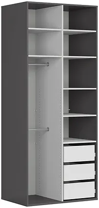 Dwudrzwiowa szafa do sypialni Flex 100