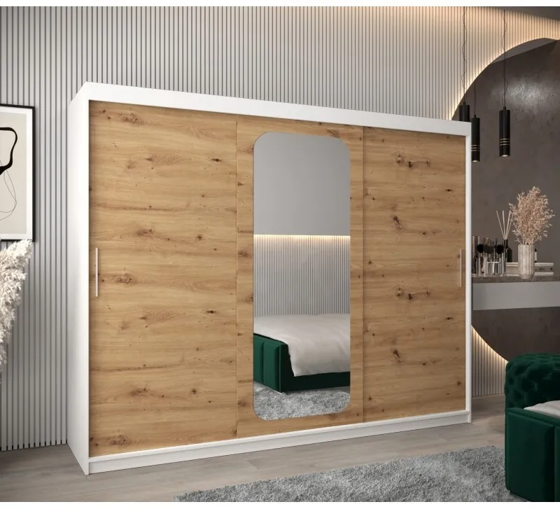 Posuvná skříň se zrcadlem Promo T2 250