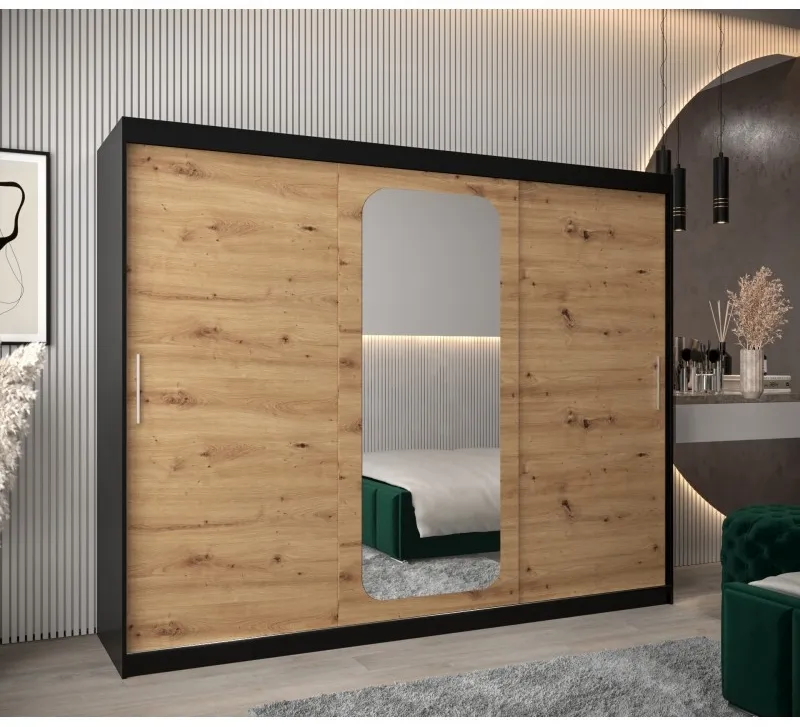 Posuvná skříň se zrcadlem Promo T2 250