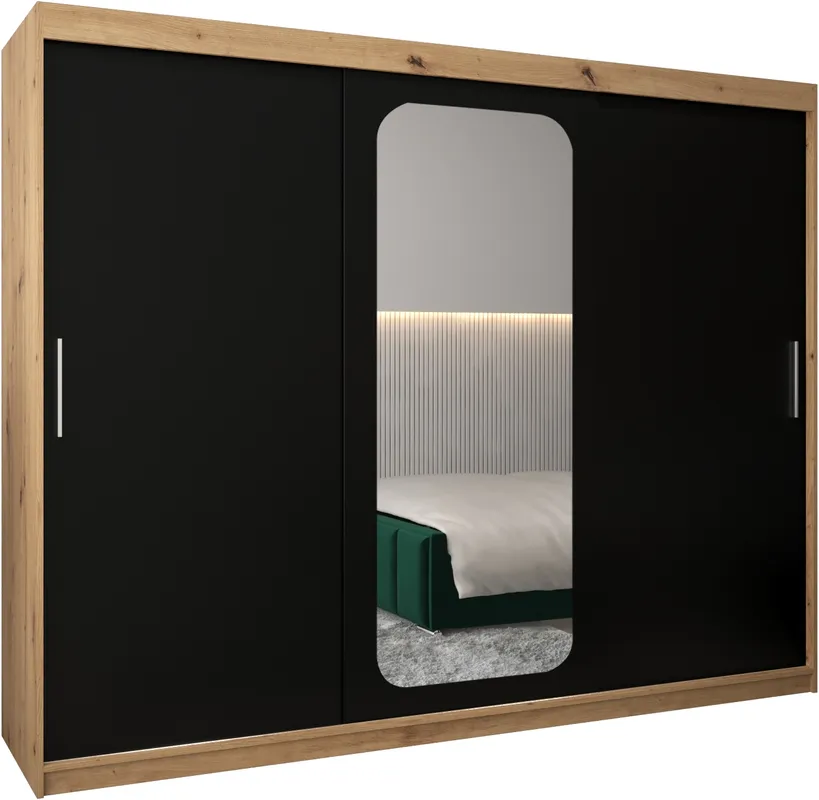 Posuvná skříň se zrcadlem Promo T2 250