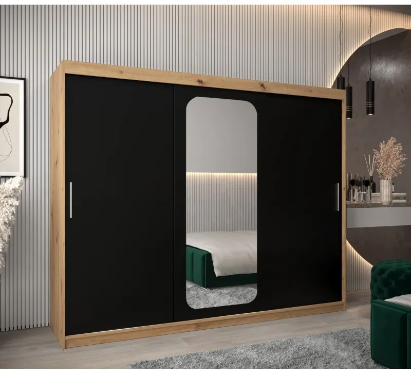 Posuvná skříň se zrcadlem Promo T2 250