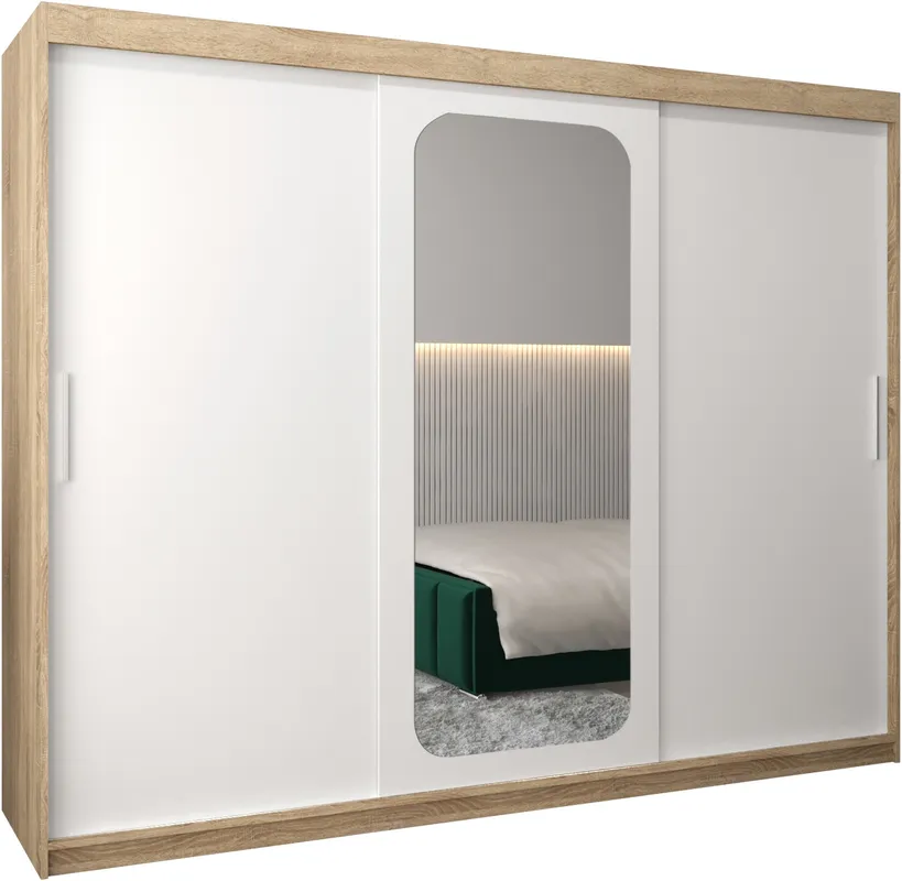 Posuvná skříň se zrcadlem Promo T2 250