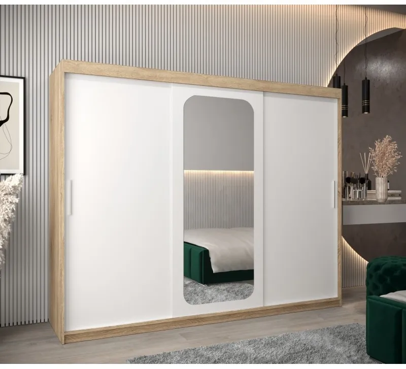 Posuvná skříň se zrcadlem Promo T2 250