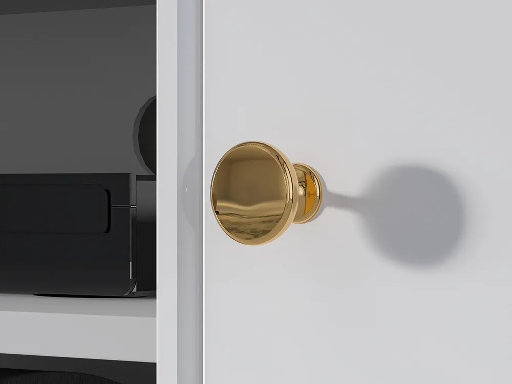 Velký dvoudveřový TV stolek do obývacího pokoje Goldin