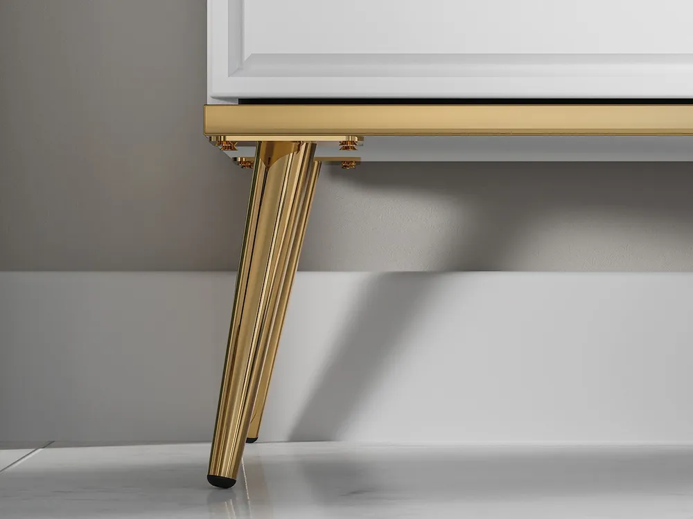 Velký dvoudveřový TV stolek do obývacího pokoje Goldin