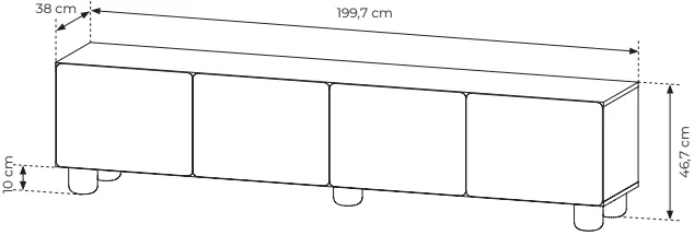 TV stolík Lomo