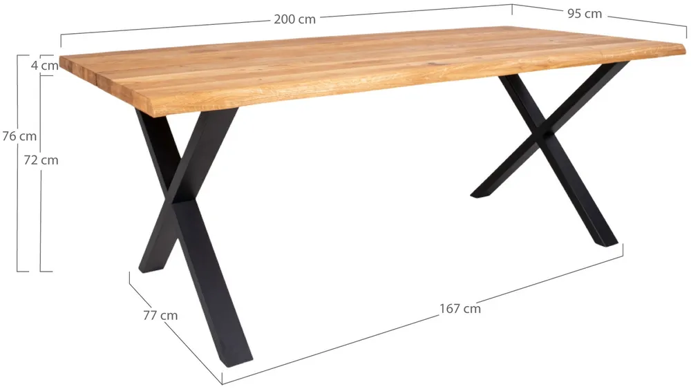 Stôl Toulon 200 cm