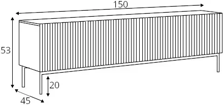TV stolek Nicole 150